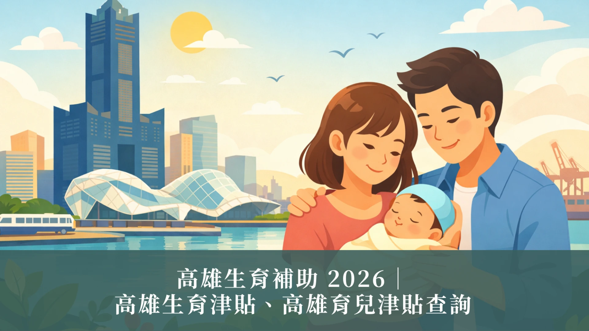 高雄生育補助 2026｜高雄生育津貼、高雄育兒津貼查詢