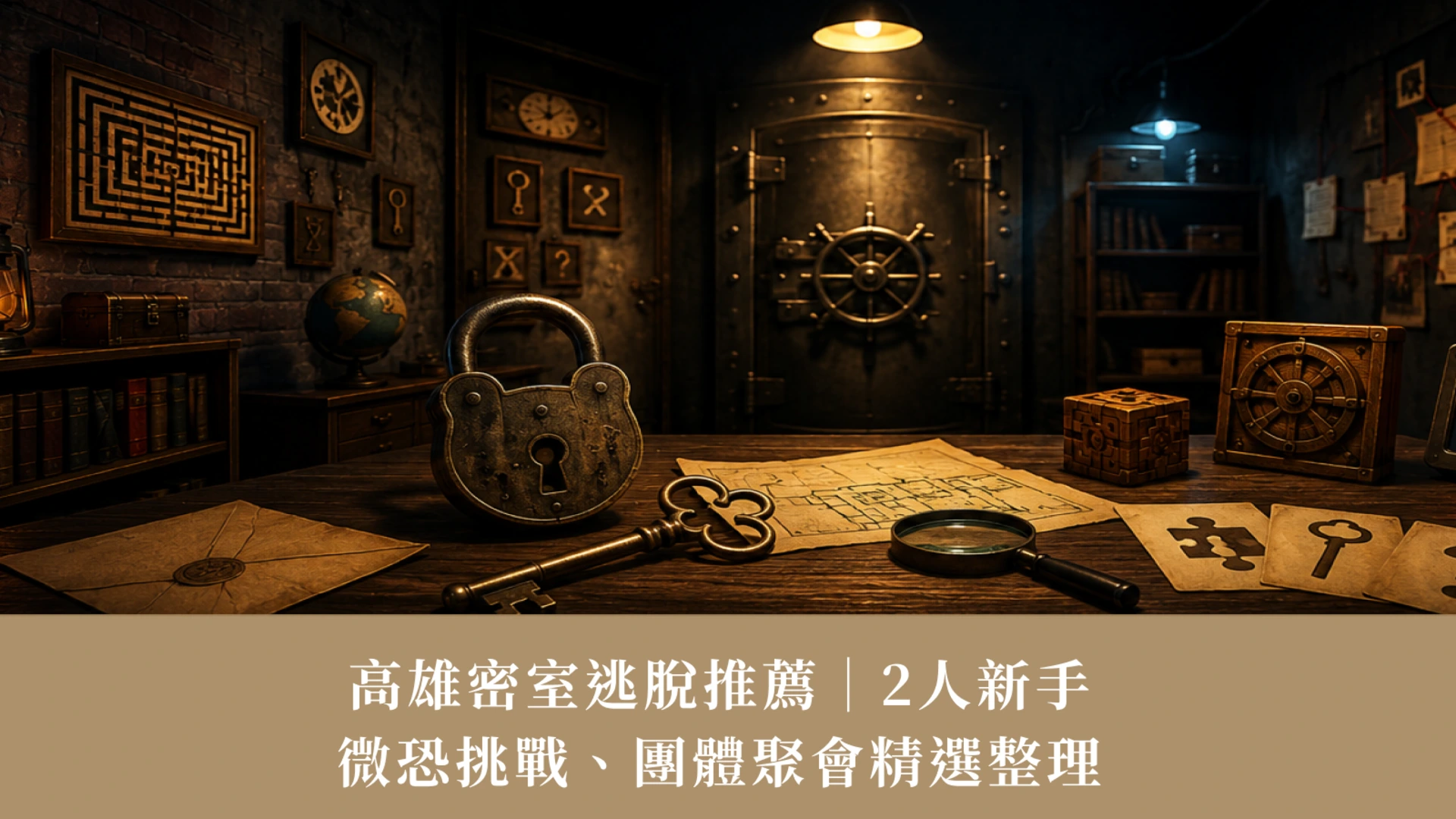 2026 Kaohsiung Escape Rooms | 2-Player, Beginner, Mild Horror & Group Picks