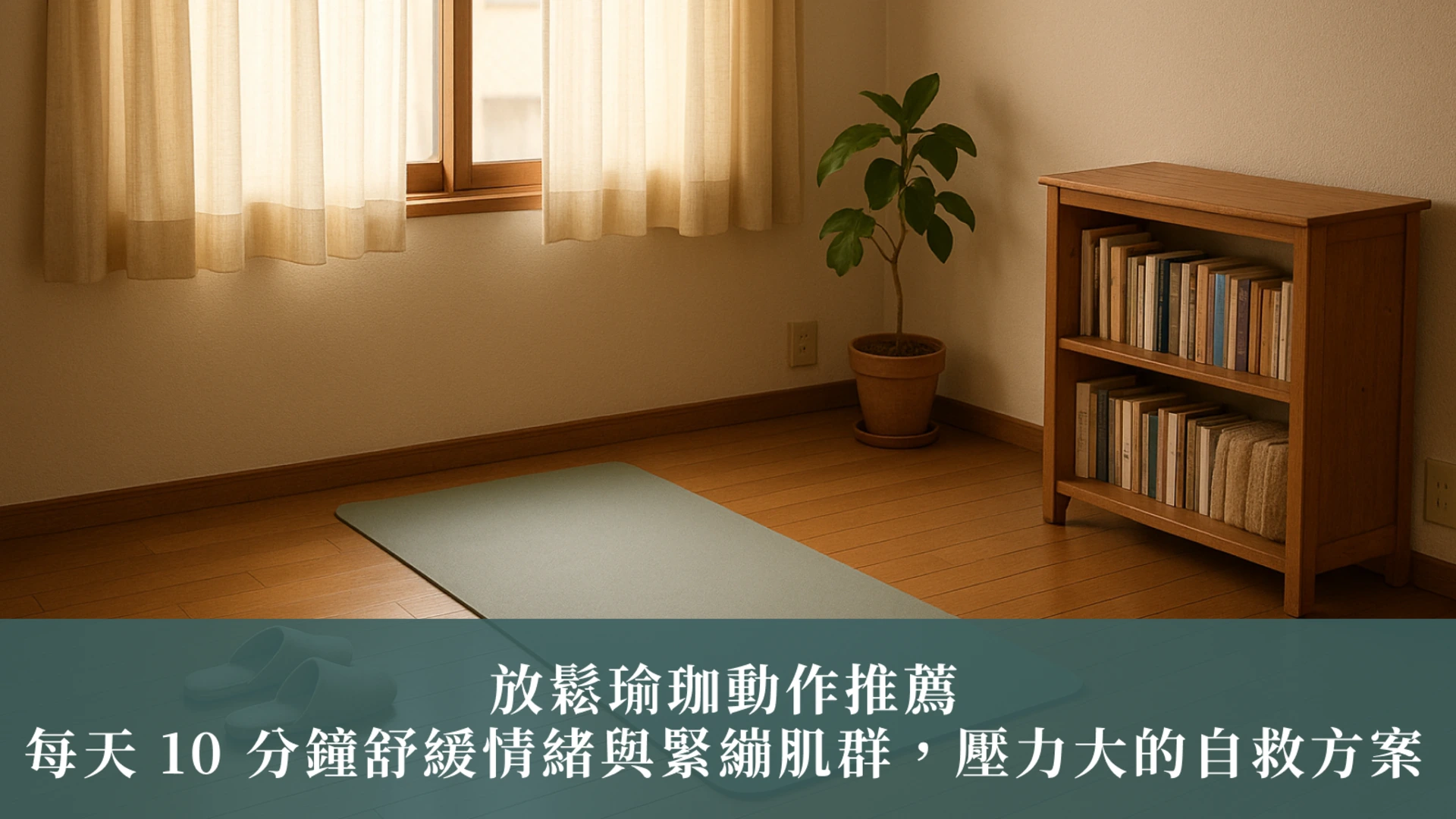 放鬆瑜珈動作推薦：每天 10 分鐘舒緩情緒與緊繃肌群，壓力大的自救方案
